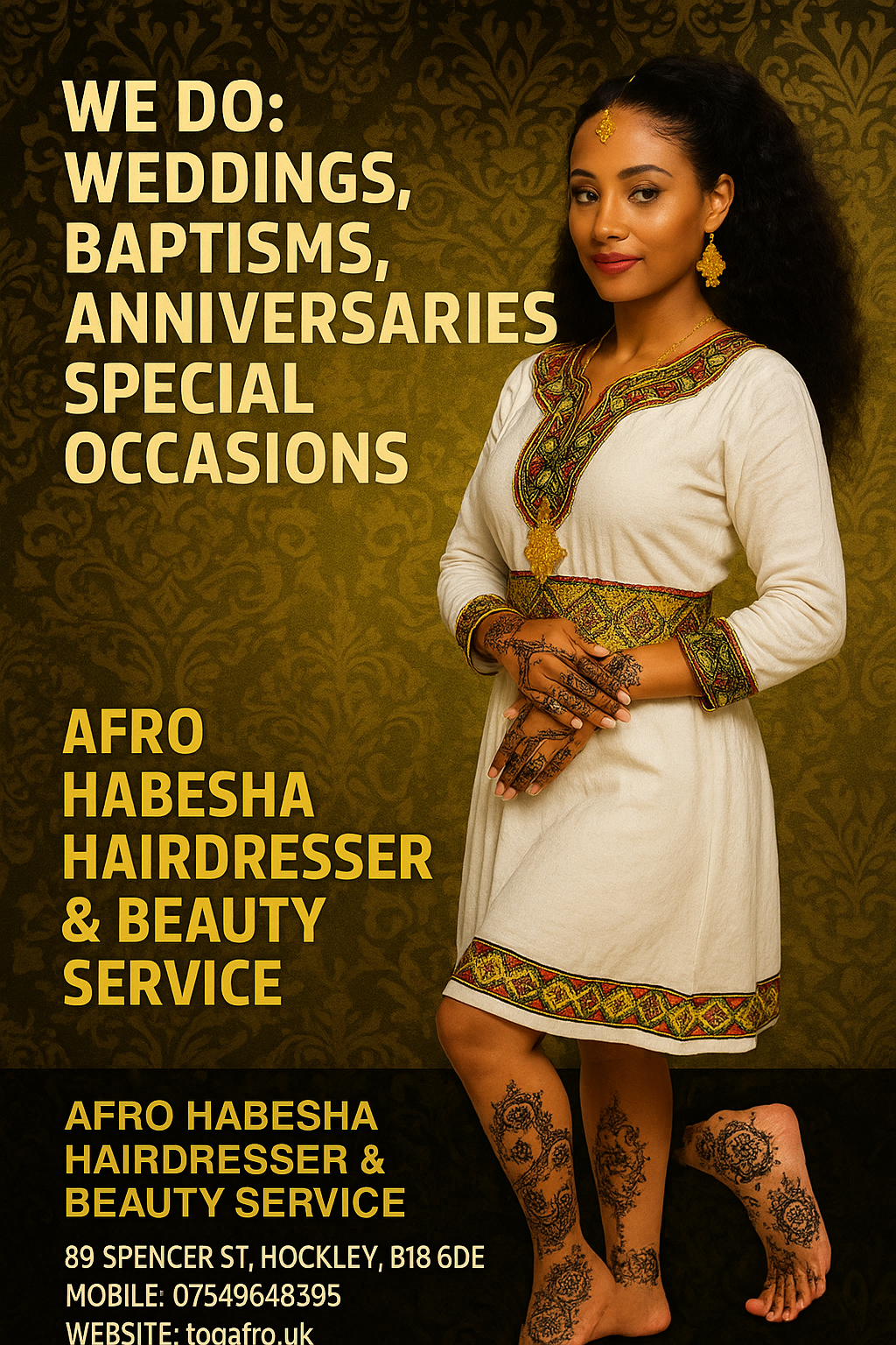 Salon branding moodboard