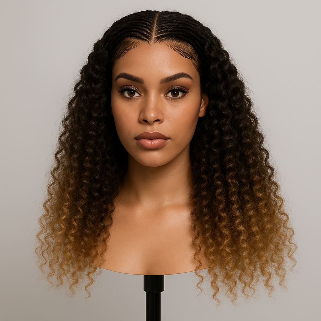 Caribbean protective hairstyle in Birmingham salon