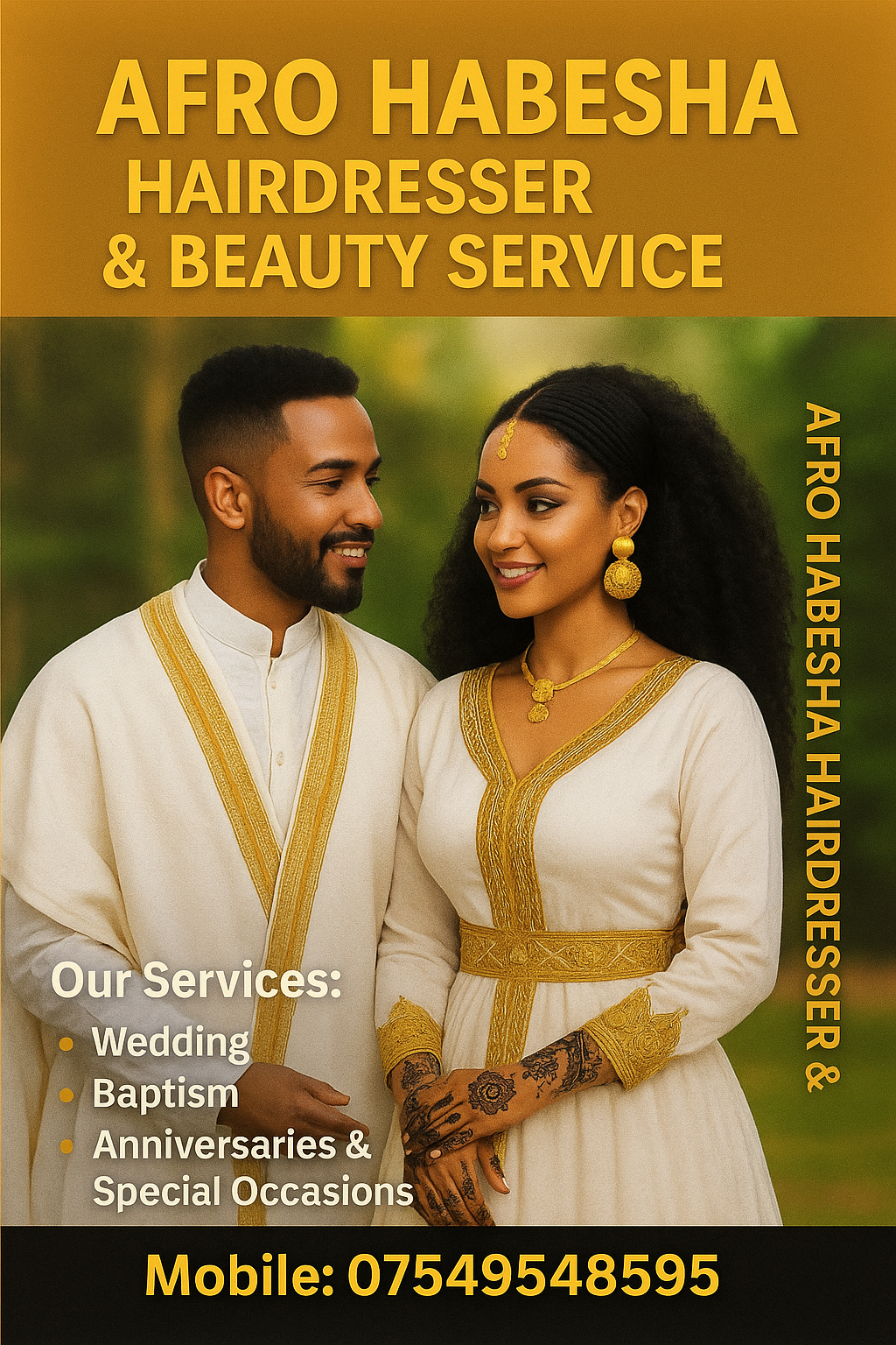 Bride with elegant special occasion styling