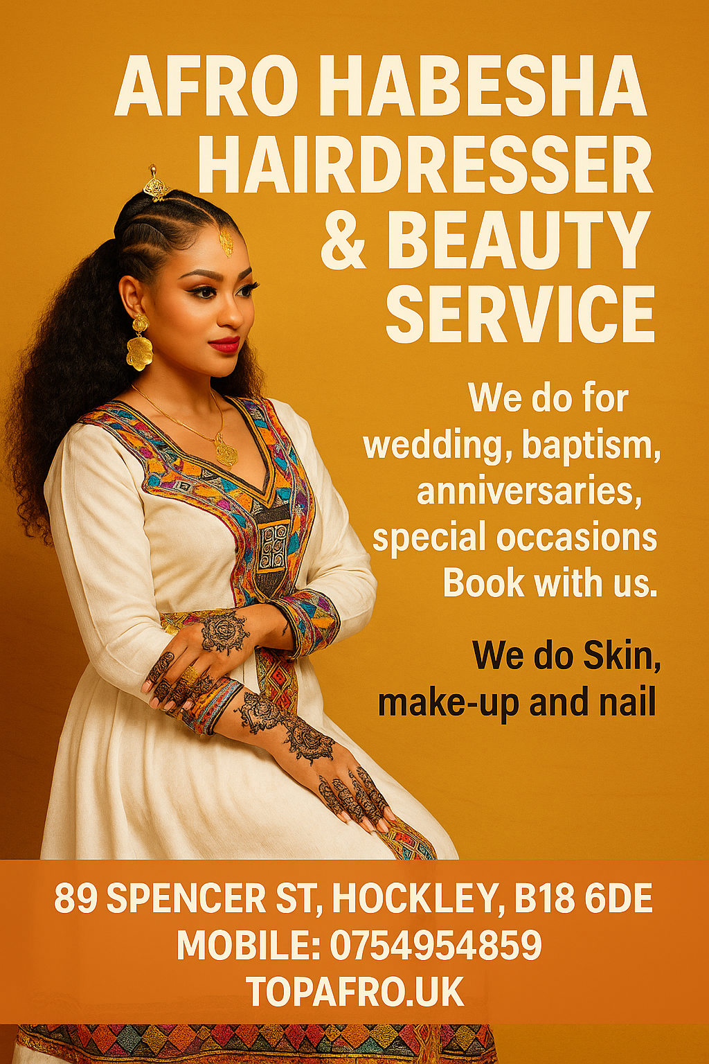 Bridal hair and make-up for special occasions